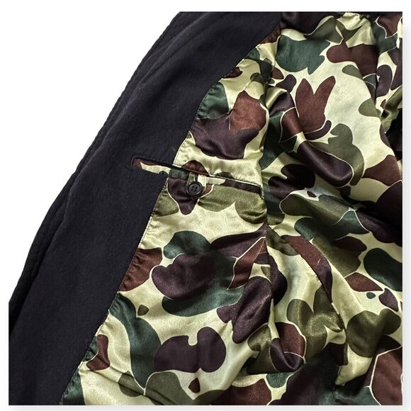 Comme Des Garçons HOMME Black Wool Jacket, Size XS, AW2017 - Picture 5 of 16